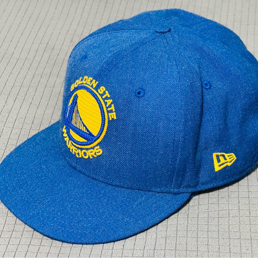 New Era Golden State Warriors fitted hat 7 7/8